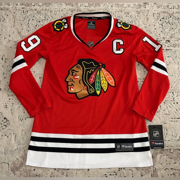 Fanatics Tops - Fanatics Authentic Jonathan Toews Chicago Blackhawks Breakaway Jersey Women’s S